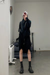 Boris Bidjan Saberi cotton skirt German handmade comfortable WSKIRT 2 F0401T-HEI black